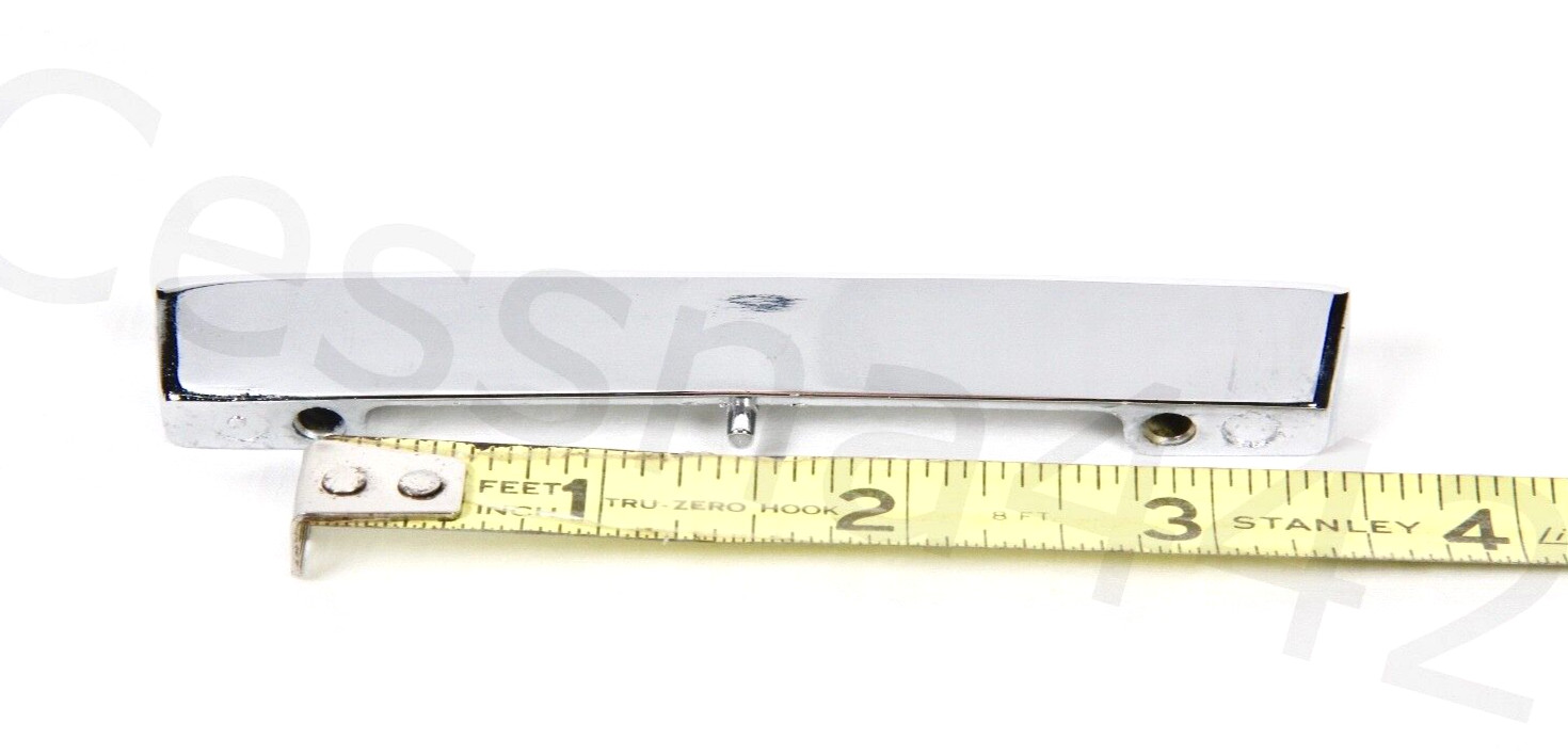 Vintage Aviation Office Cabinet Drawer Pulls 4″ Chrome Plated Original NOS Part