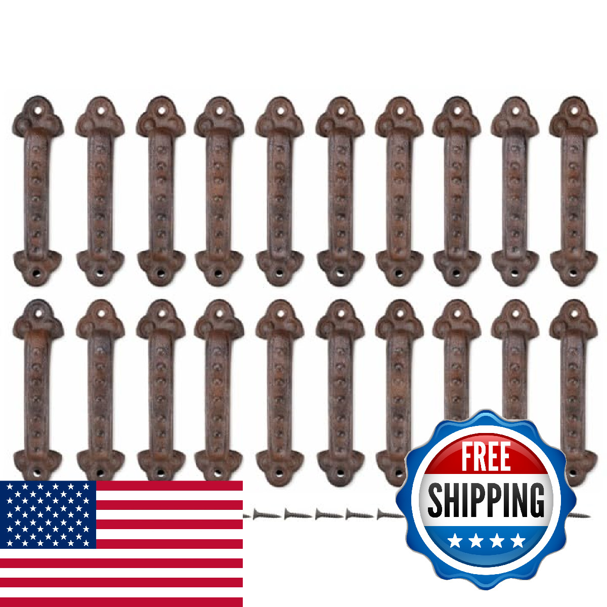 Midwest Craft House Cast Iron Rustic Cabinet Handle Drawer Pull Door Antique