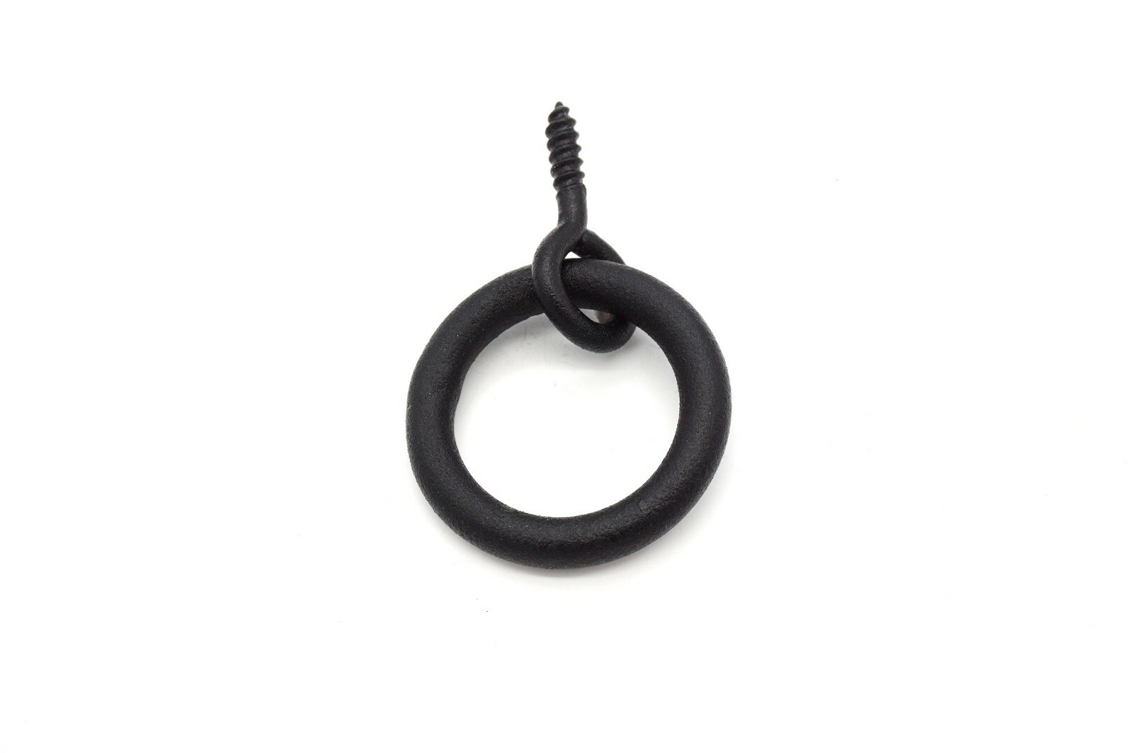 1 5/8″ Black Iron Ring Pull Shutter Ring Pull Furniture Drawer Pull Cabinet Pull