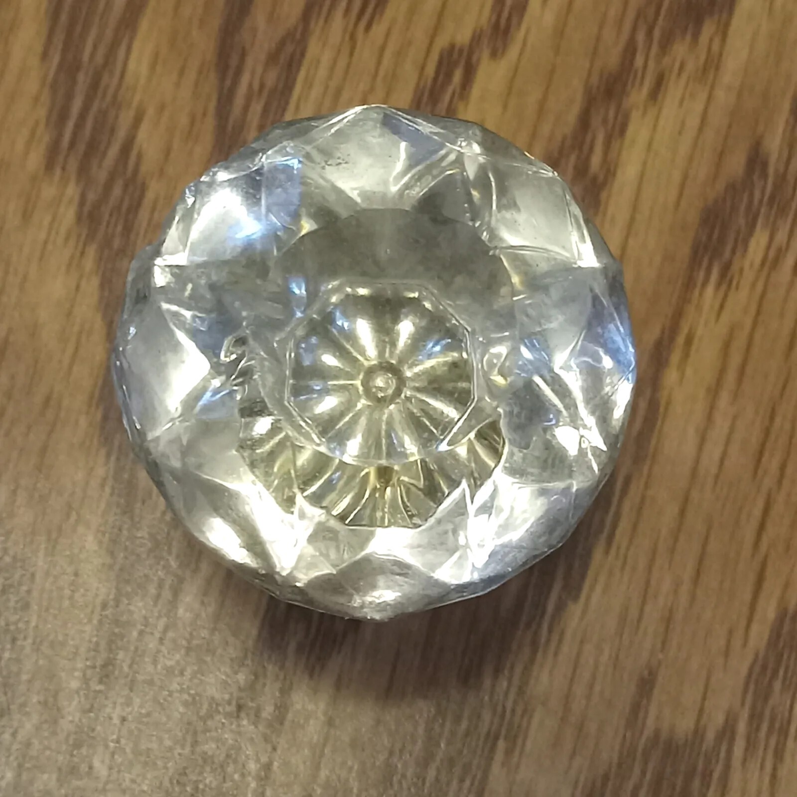 Set 15 Drawer Knobs Antique Clear Crystal Glass Dresser Cabinet Pulls Hardware