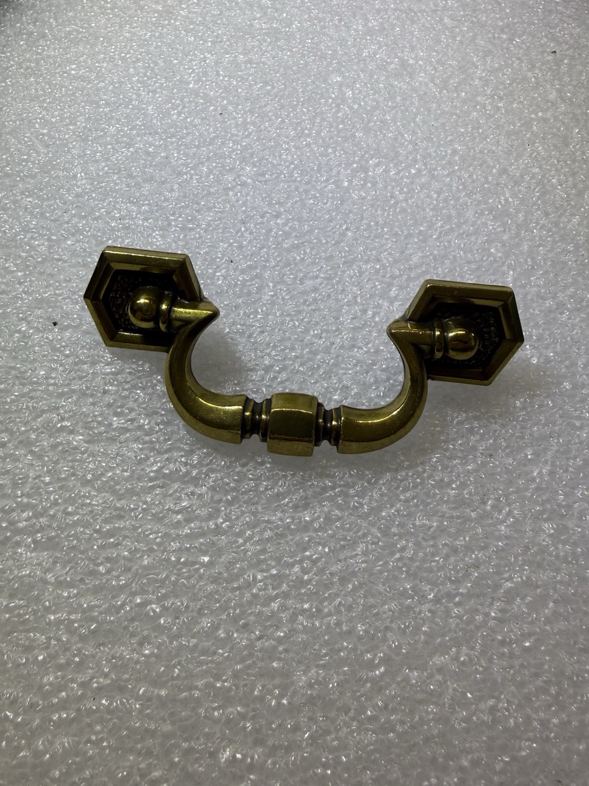 8 Vintage Keeler Brass Company Brass Drawer/Dresser Pulls Cabinet MCM (91)