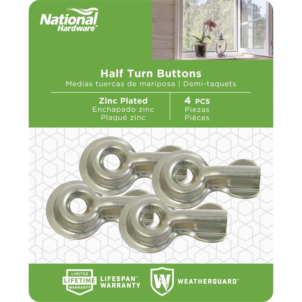 Hardware Half Turn Button (4-Pack) N106-906 Hardware N106-906 038613106901