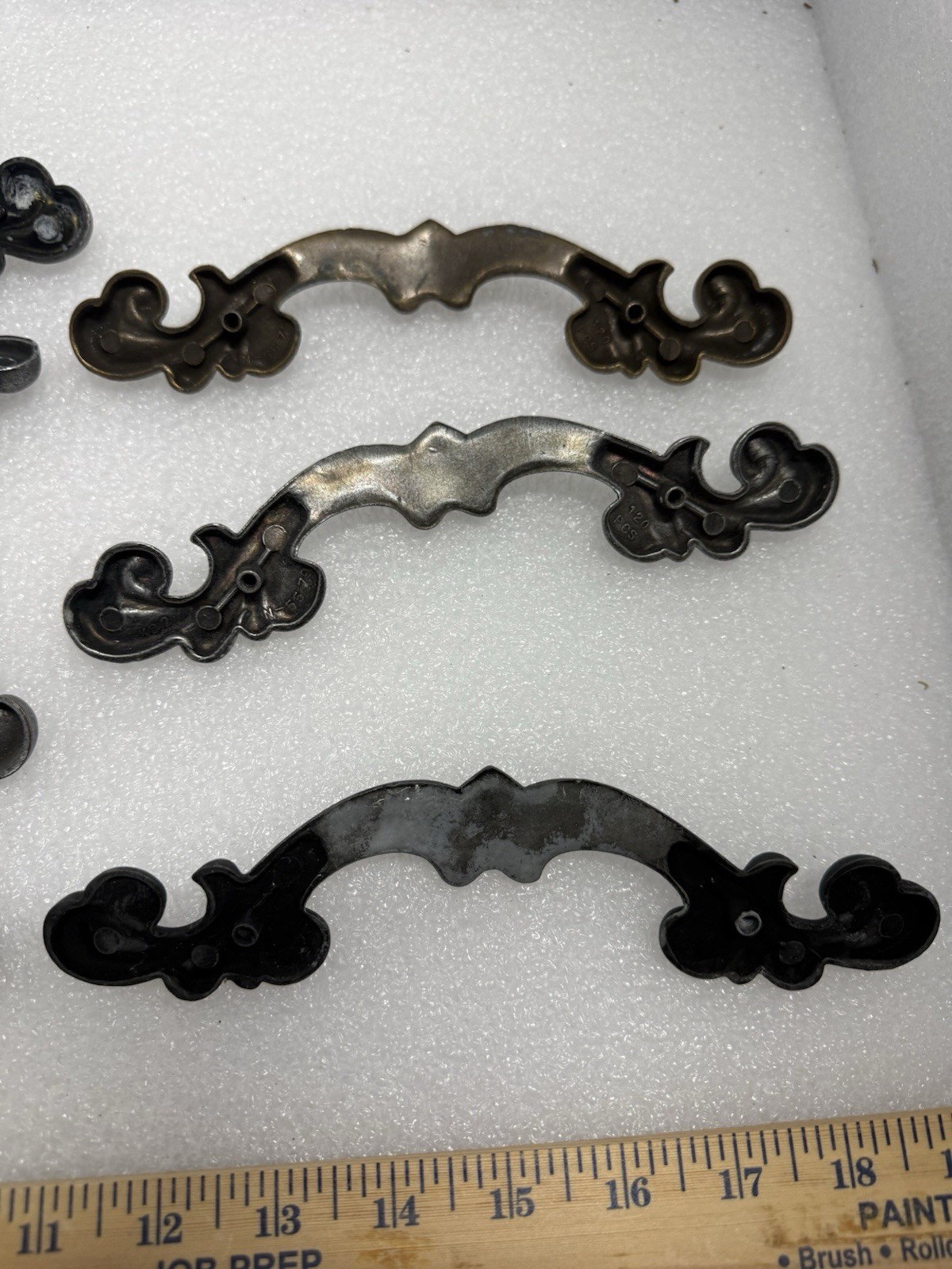 7 Vintage-Savage French Provincial Solid Drawer Pull 8”Different Finishes,