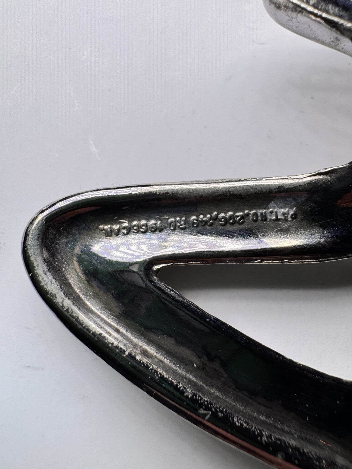 Amerock Drop Bail Knocker Drawer Handles Pull Brushed Silver Tone Metal VTG