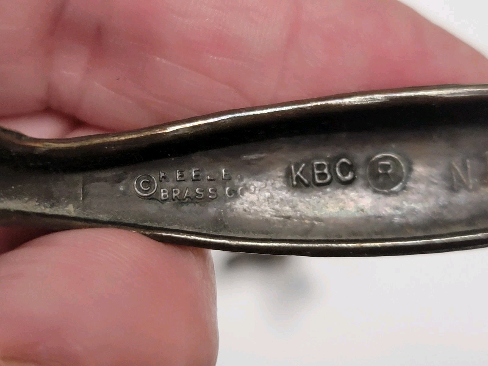 VTG Lot/6 Keeler Brass Co KBC N11353 Cabinet Drawer Pull/Handle BRUTALIST/MCM
