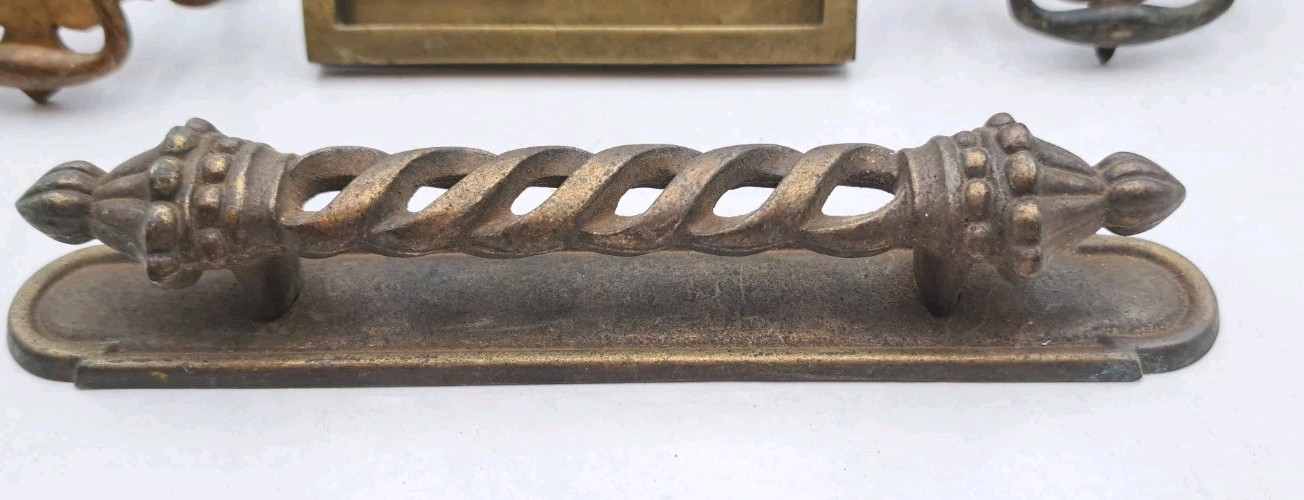 Antique/Vintage Handles Hardware Lot Furniture Drawer Pulls Handles Metal Brass