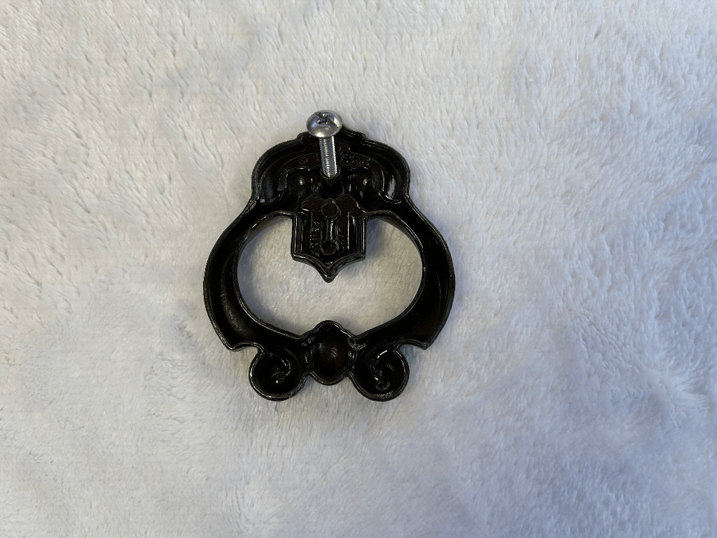 Vintage Brass Amerock Drawer Pulls/Knobs, Set of Six, Antique Dark Brass 3 3/8″