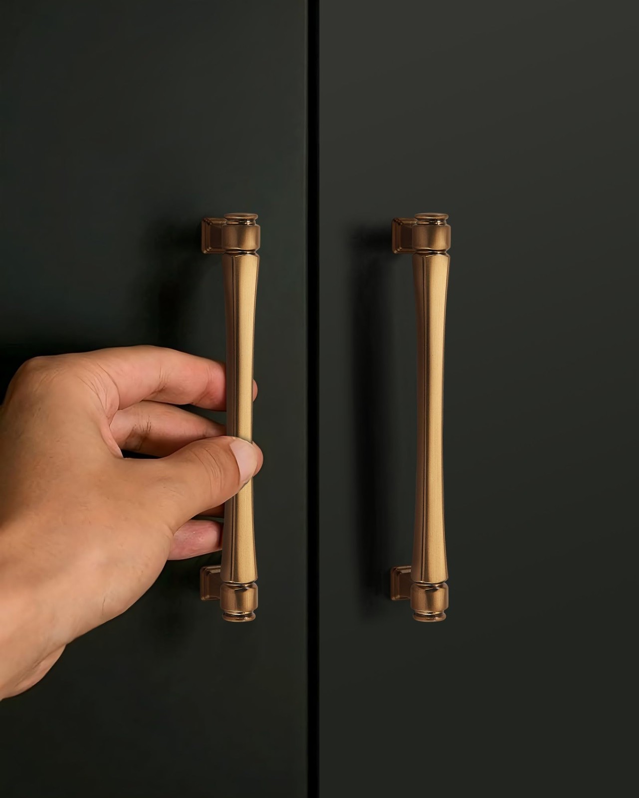 Limur 10 Pack 7.5 Inch 192Mm Hole Center Brushed Bronze Cabinet Zinc Alloy