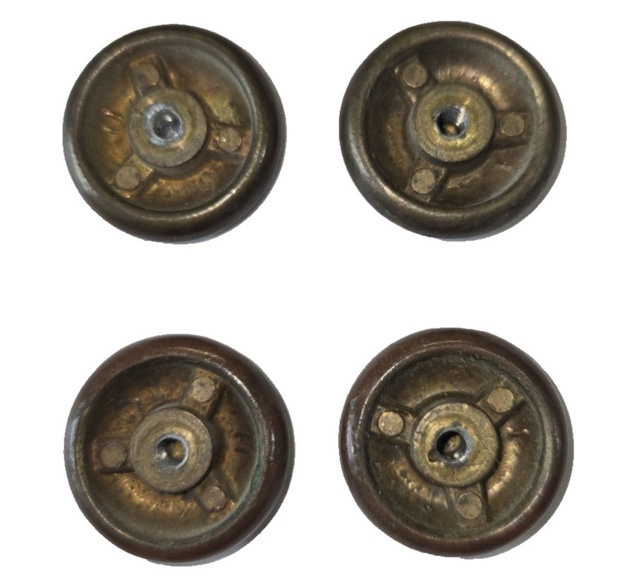 Lot Of 8 Vintage KBC Keeler Brass Co Batwing Drawer Pulls Parts/Salvage 70s/80