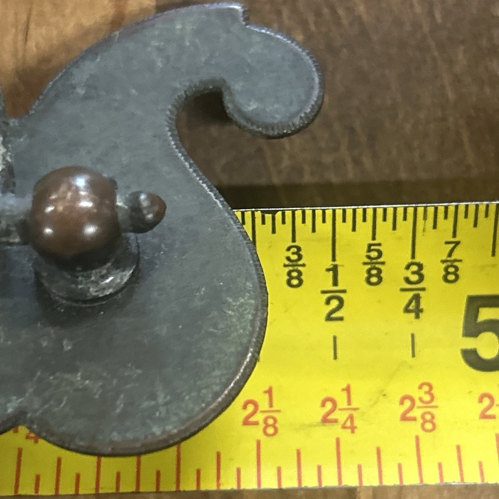 Vintage Bat Wing Drop Handle Cabinet Drawer Pull Brass Tone Finish