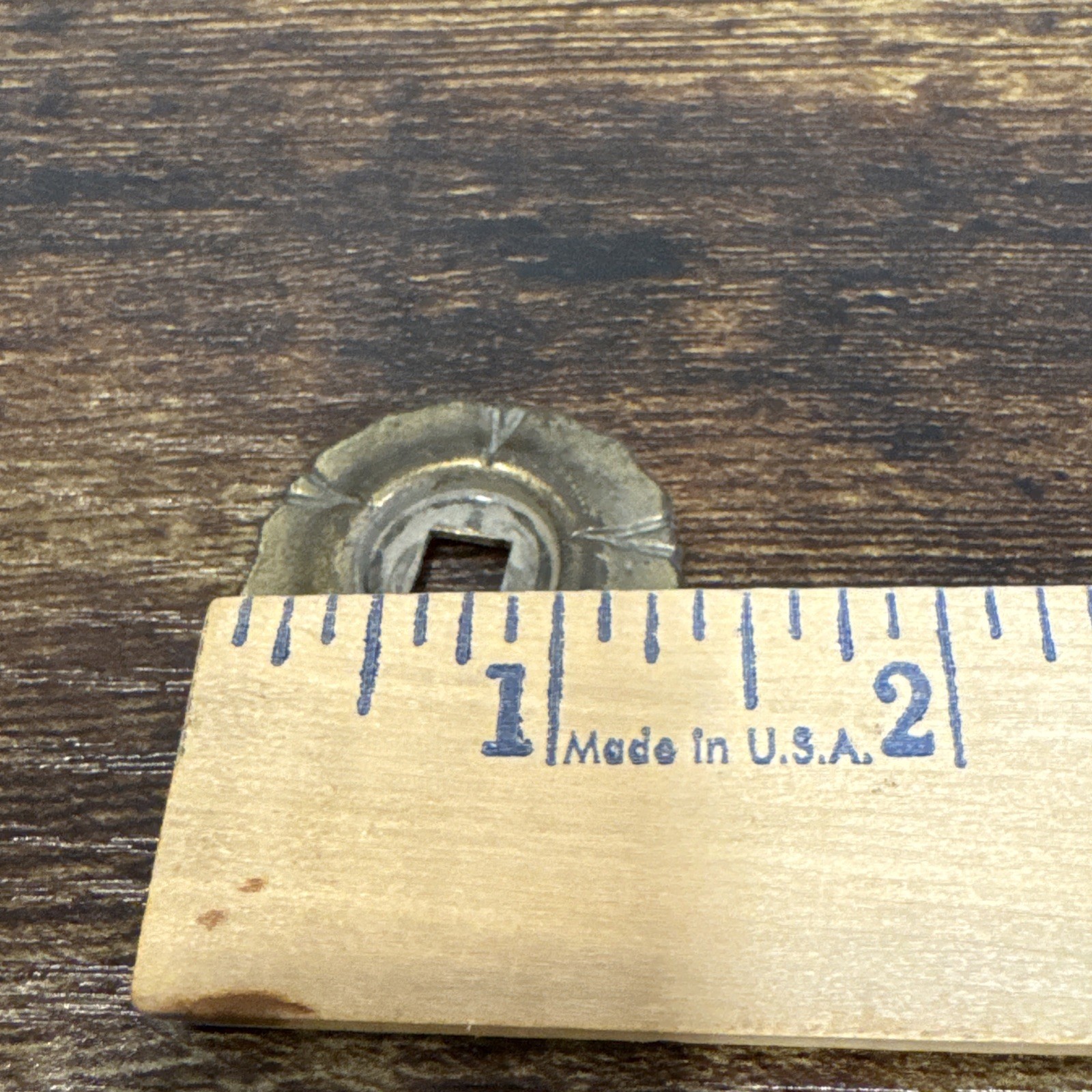 Drexel Esperanto Drawer Pull Teardrop Brass Dresser Handle Backplate Vintage MCM
