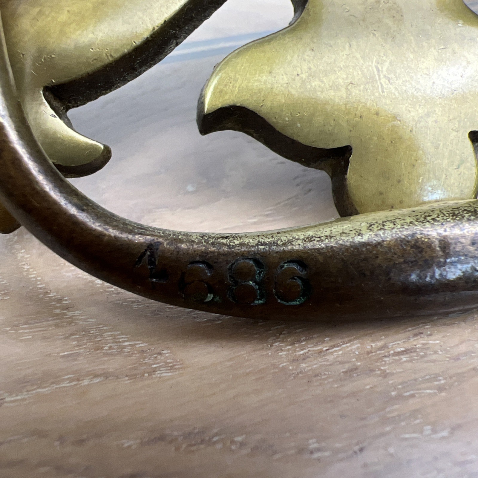 Vintage Keeler Brass Drawer Pull Drop Bail Handle Chippendale K7141 Lot Of 8