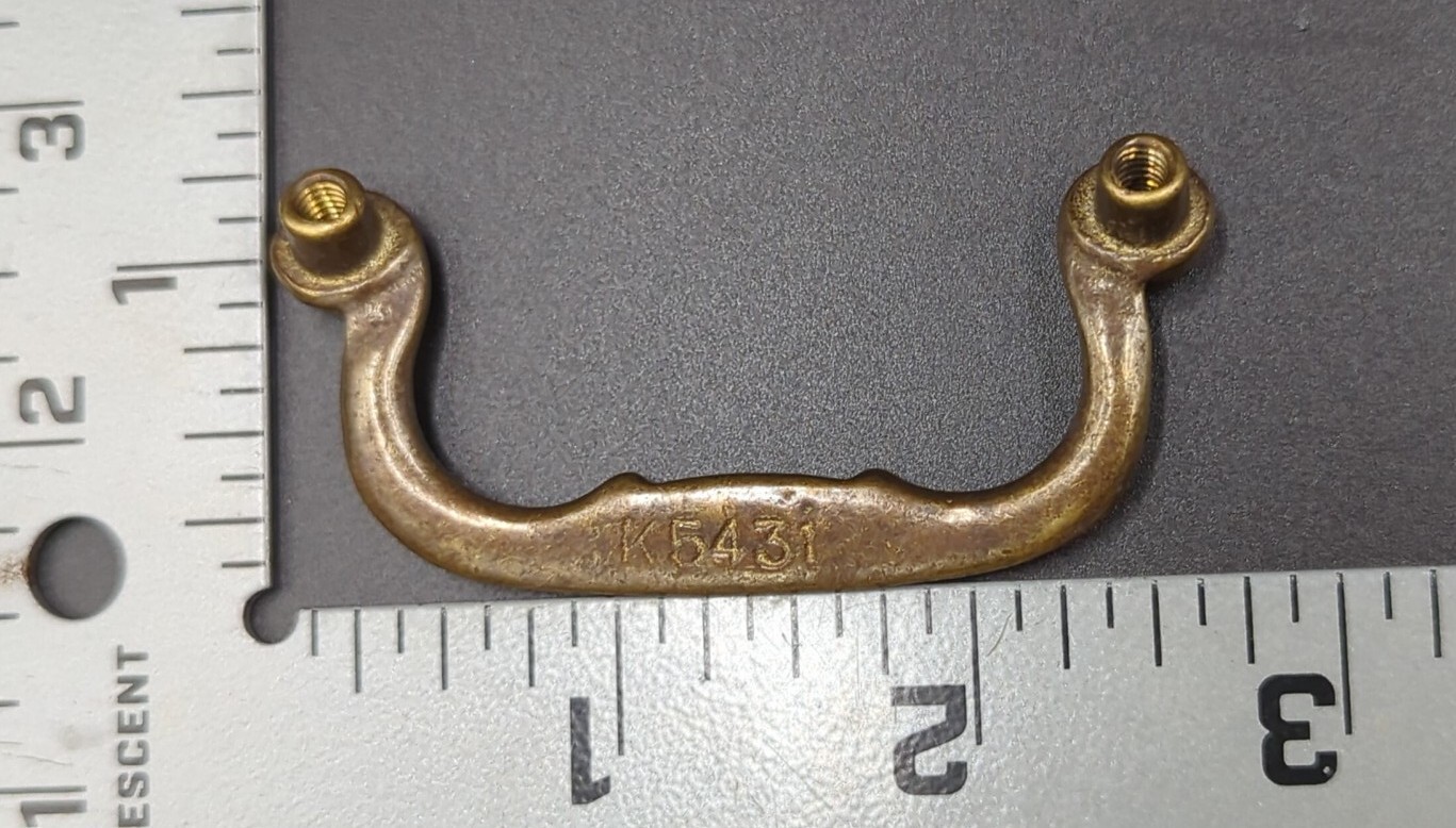 Lot of 10 Keeler Brass K543 Drawer Cabinet Door Pull Handles 2 1/4 Inch Centers