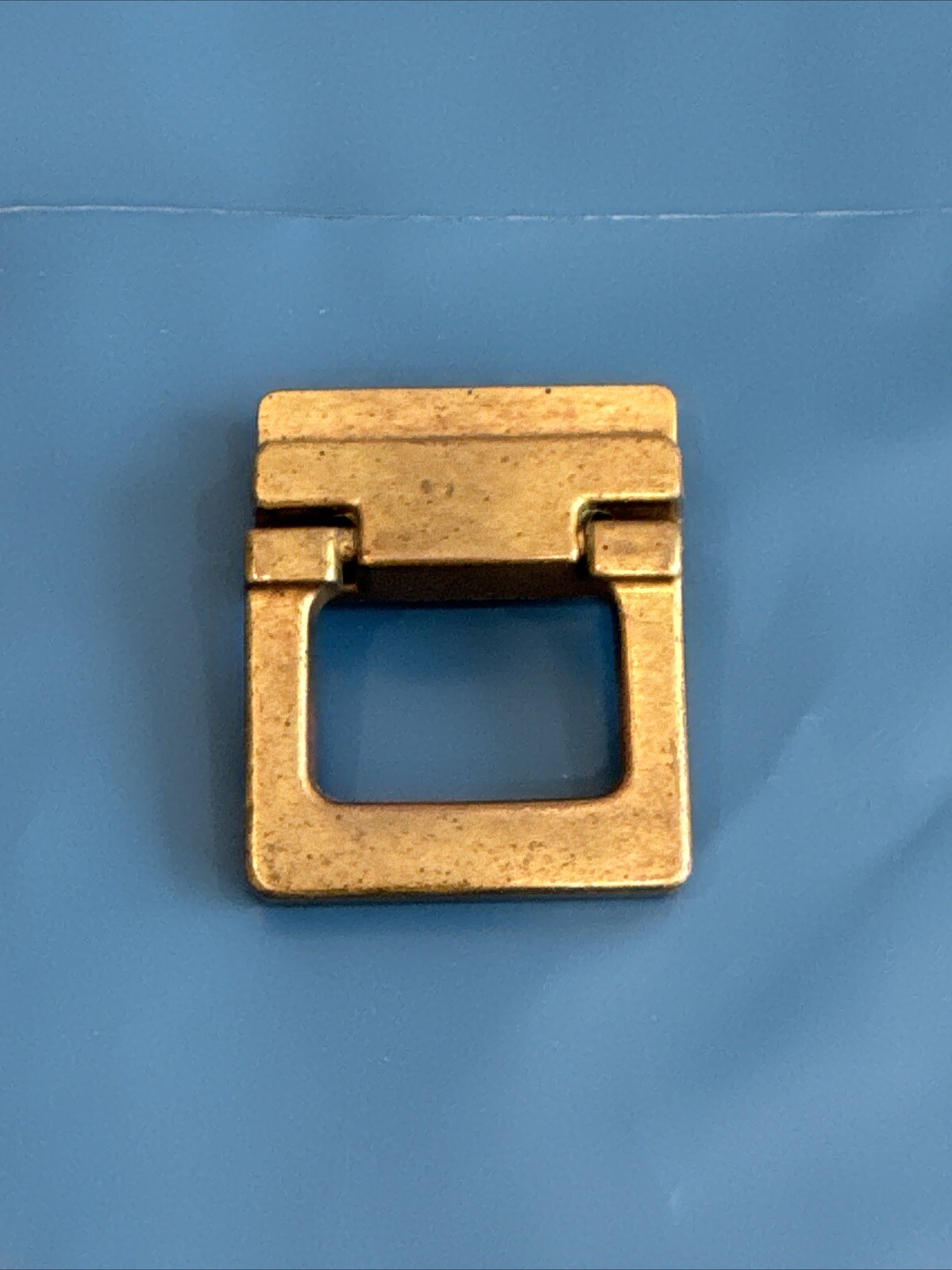 Drexel Woodbriar Drawer Pull Square Brass Vintage Bail Dresser Hardware
