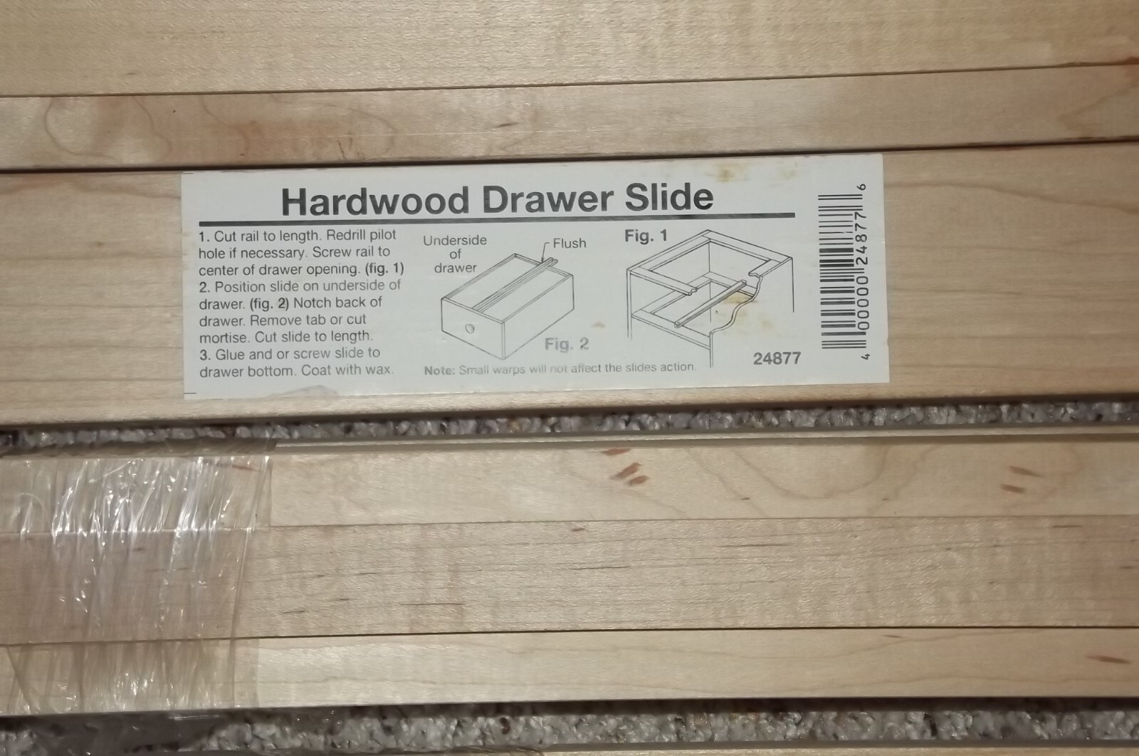 Rockler Classic Wood Center Drawer Slides