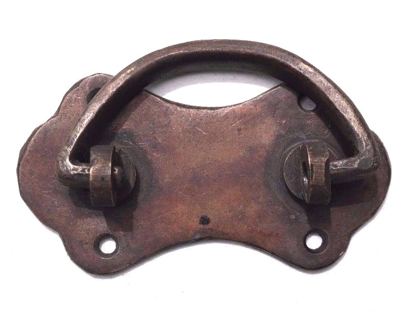 Vtg 1920’s Metal Ornate Victorian Drawer Cabinet Dresser Pull Handle Knob #11