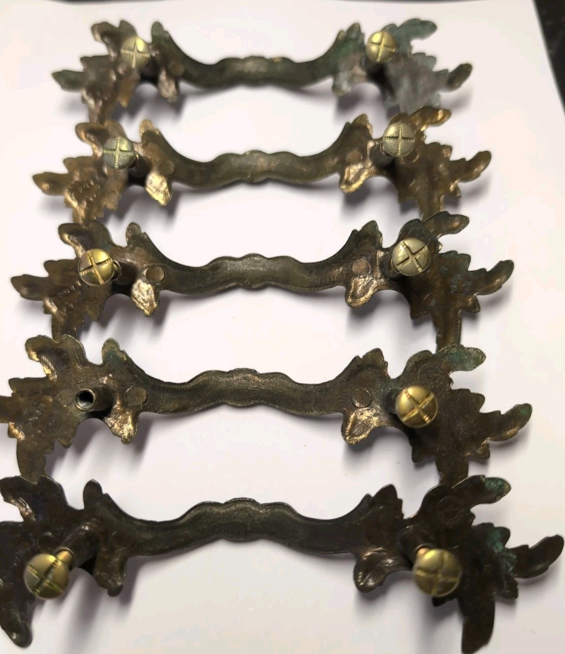 Vintage Keeler Brass Co KBC 1267 Ornate Six Inch French Provincial Solid…