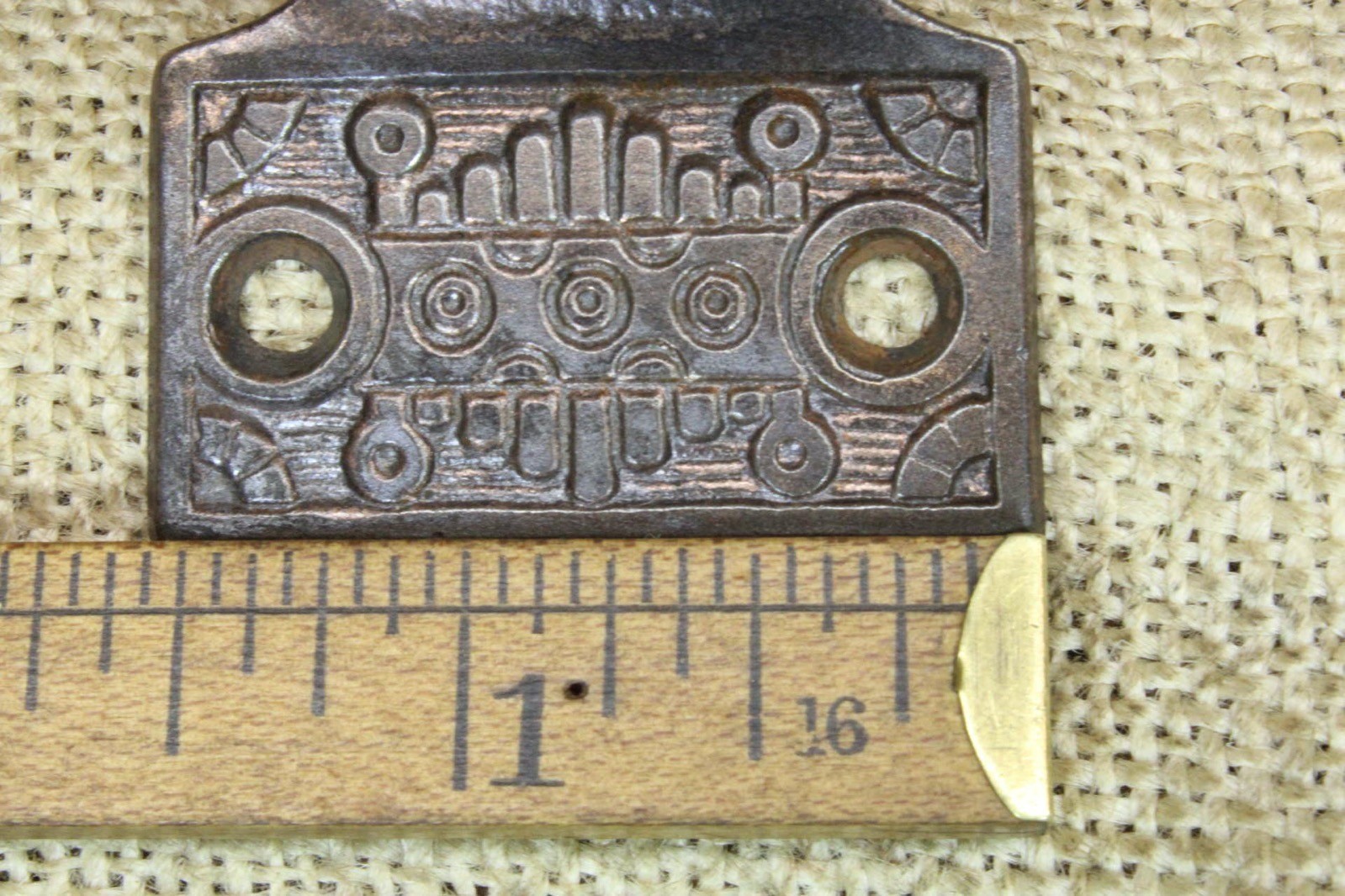 2 Old Window Sash Lifts Pulls Cast Iron light Copper Bronze Victorian Windsor