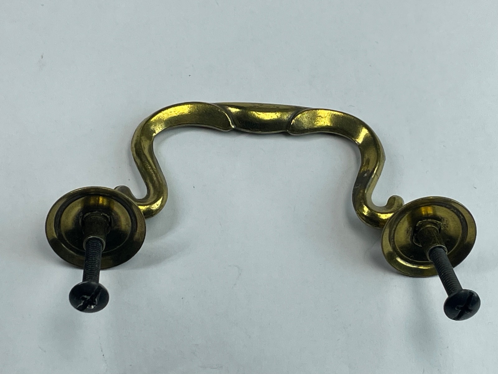 Bail Handle CB-1844 For Drop Pull Repair Dark Aged Brass 3-7/8″ Length Vintage