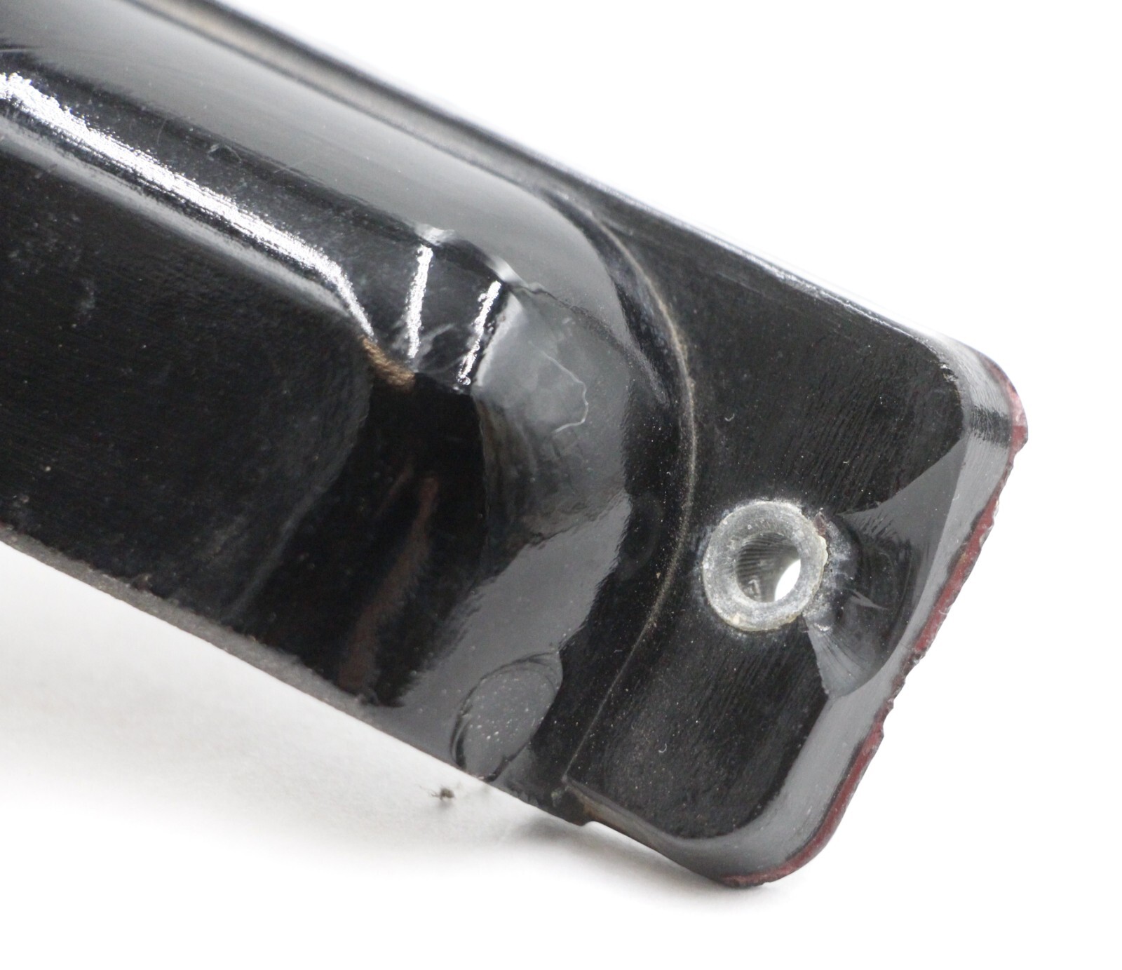 Set of Antique Rare 3.875 in. Black Glass Bin Pulls