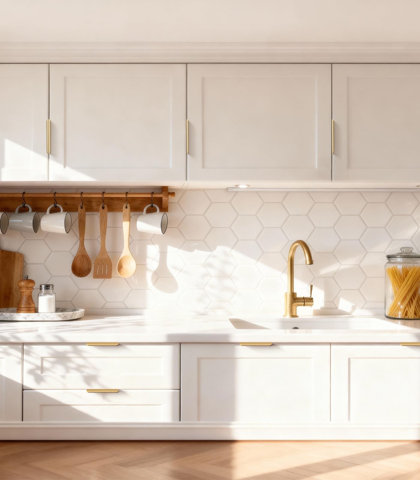 Sunlithor Edge Finger Tab Pulls For Cabinets Invisible Kitchen Concealed