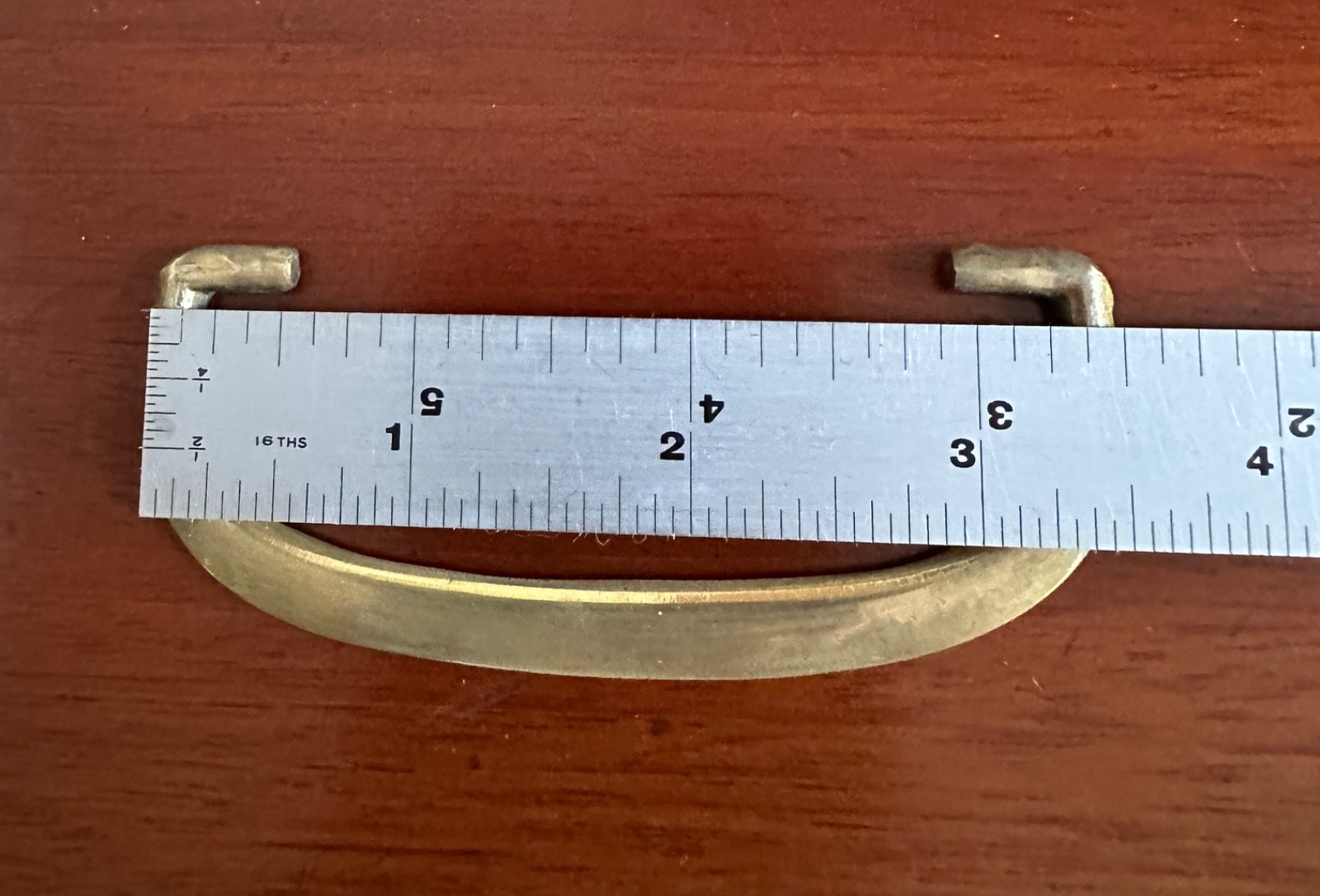 6 Antique Solid Brass Classic Colonial Dresser Drawer Cabinet Desk Bail Pulls