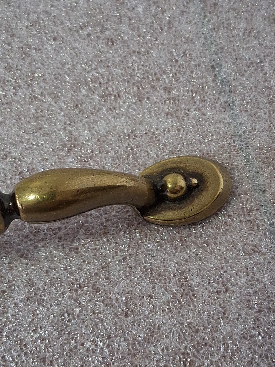 2-Vtg Brass Amerock Cabinet Drawer Pulls 1303 4.75″ 3″ C Salvaged