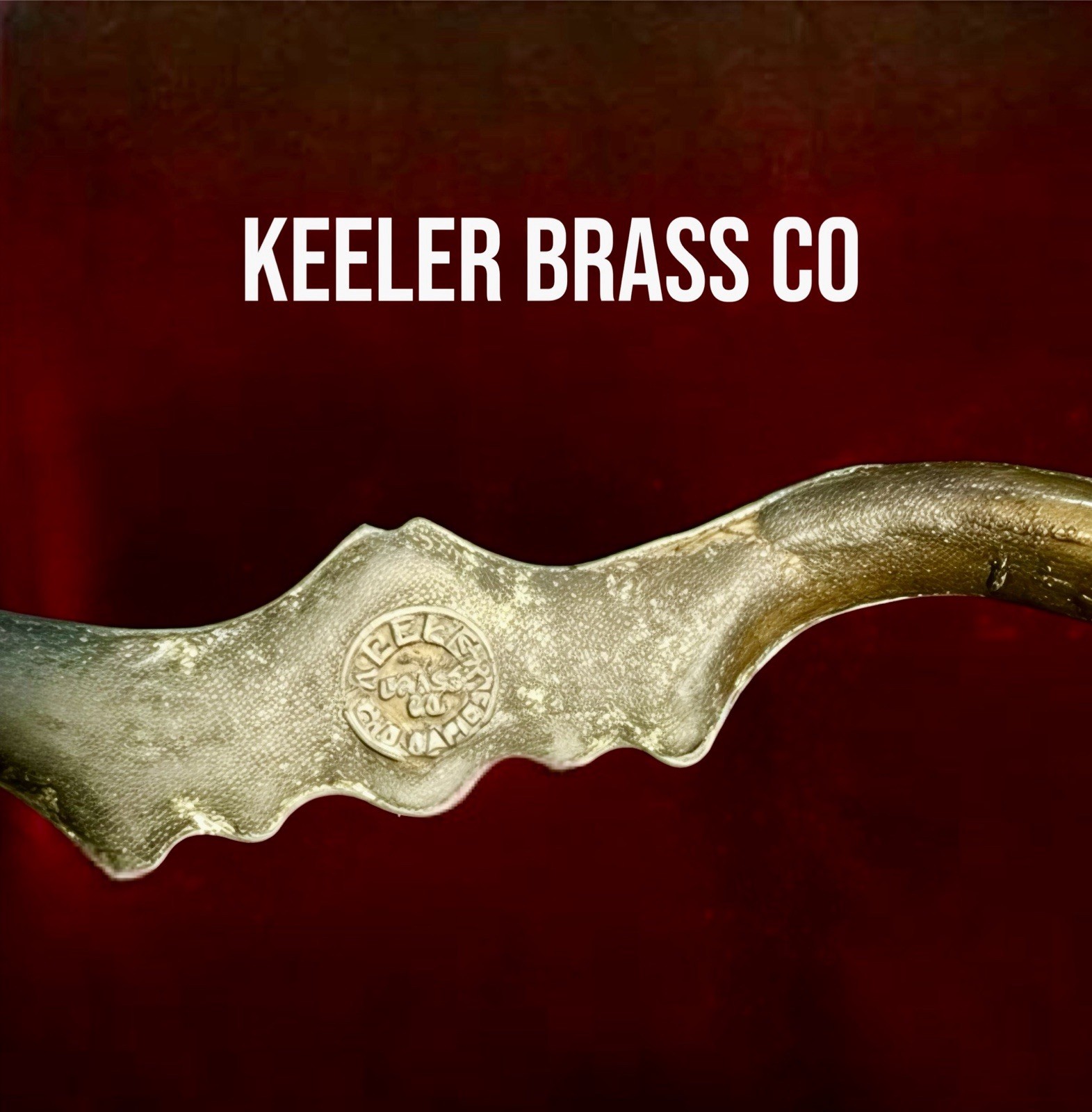 Vintage Brass Drawer Pulls Lot of 9 *Keeler Brass Co 1960s | French Provincial
