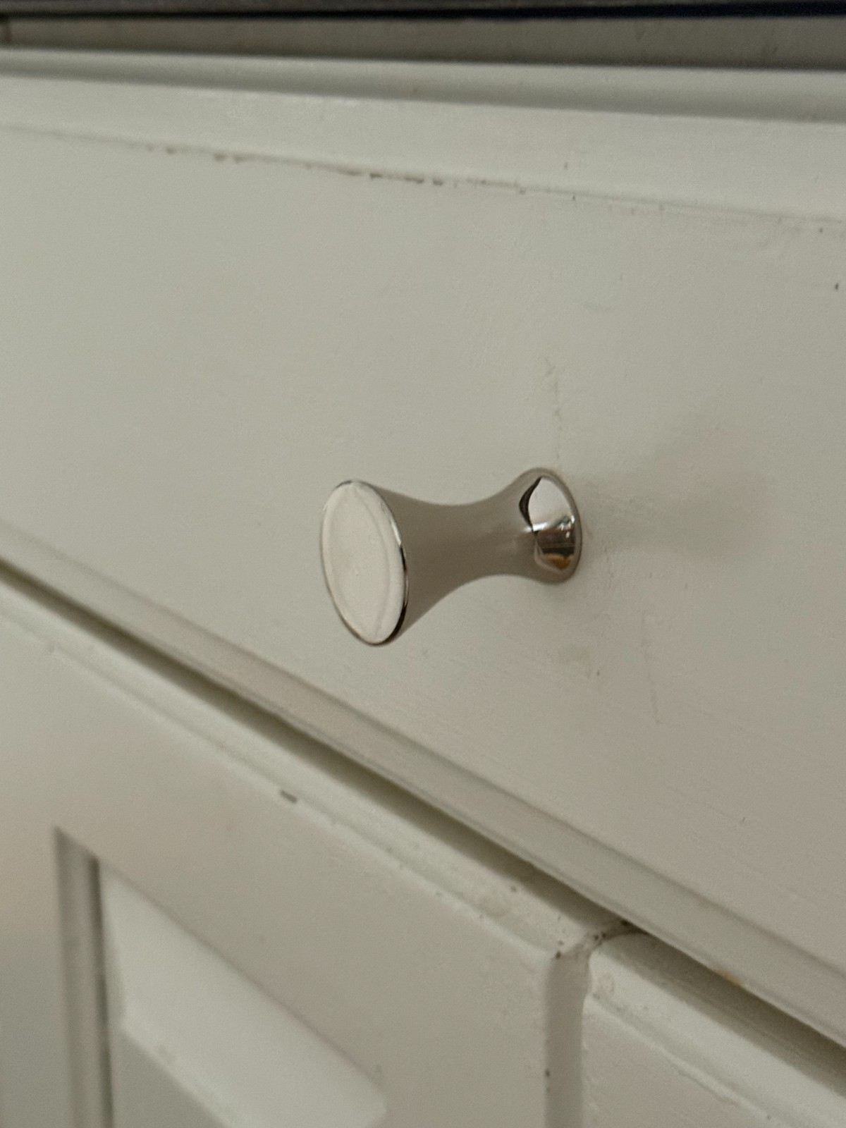 Beautifully crafted Nickel plated replica McCobb mid-century modern drawer pull