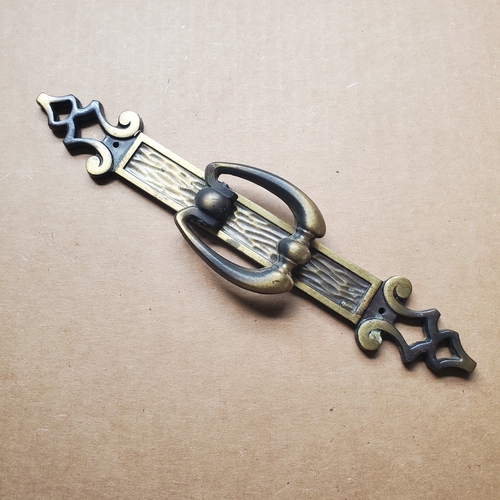 22 – VTG Door Pulls Amerock Madeira Cabinet Antique Burnished Bronze T-169-1
