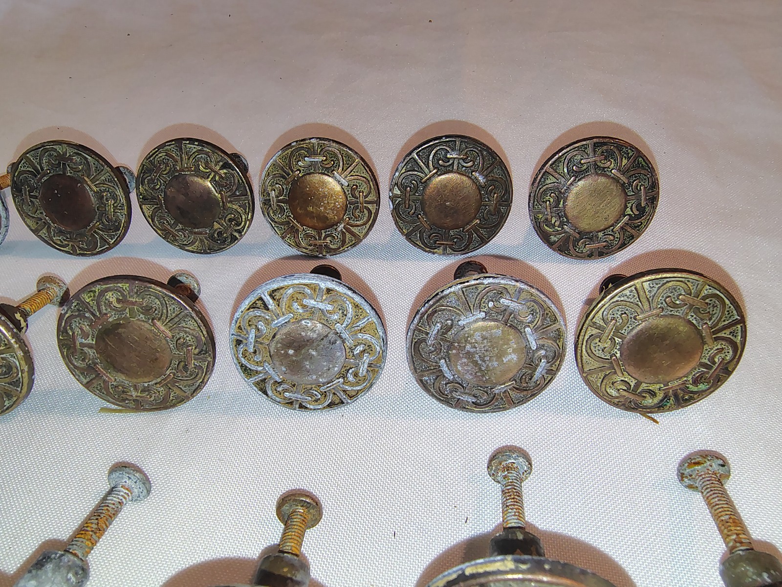 Vintage 1960s Amerock Celtic Style Renaissance Antique English Knobs Pulls