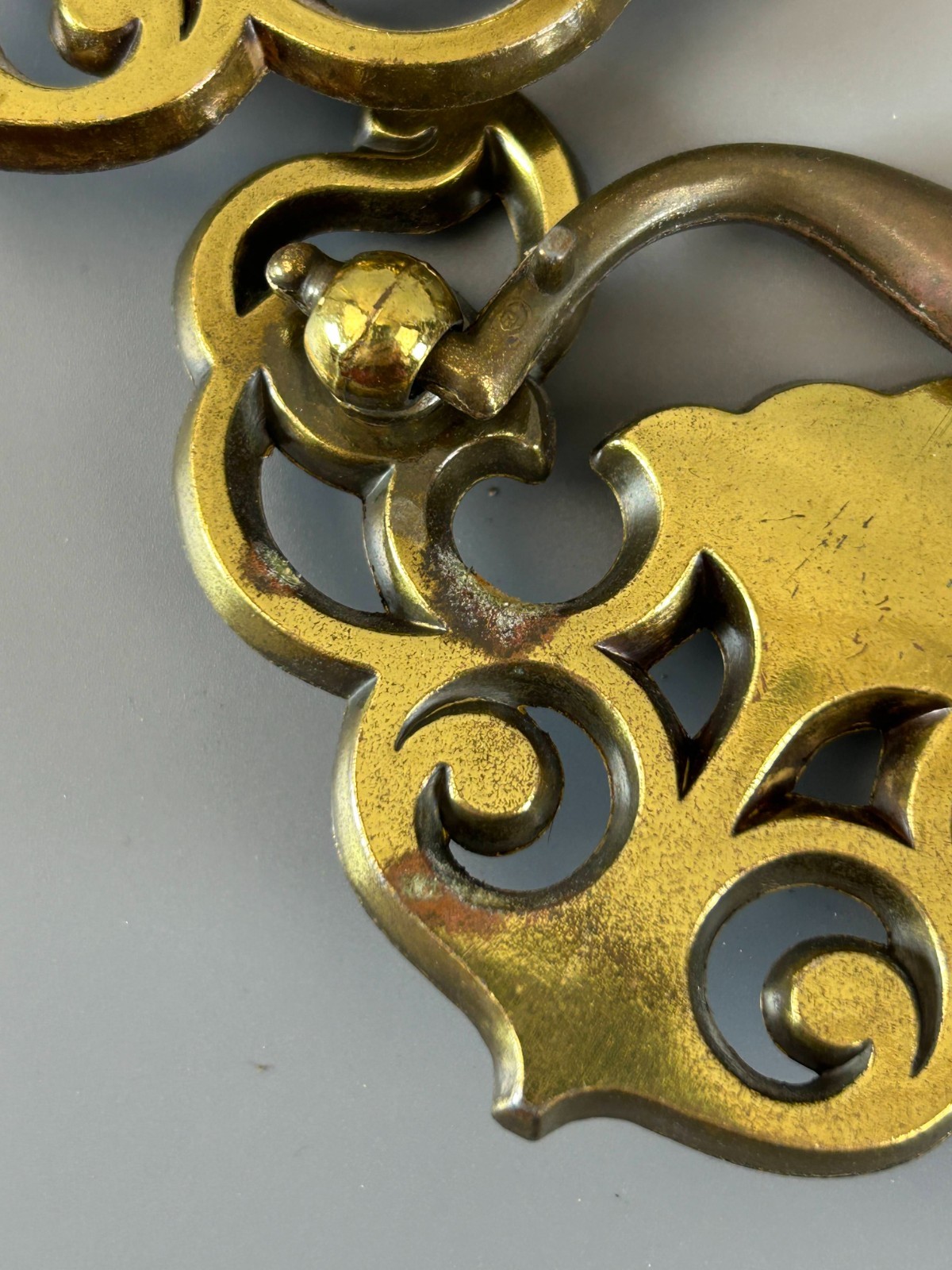 11 Keeler Brass Drawer Pulls Drop Bail Handle Chippendale Vintage Assorted Sizes