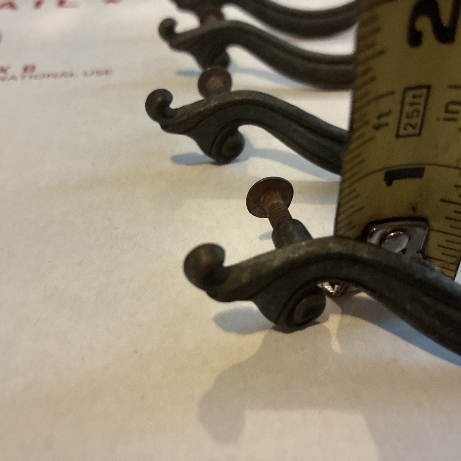 8pcs Vintage Drawer Pull French Provincial XL Acanthus Leaf Style Brass