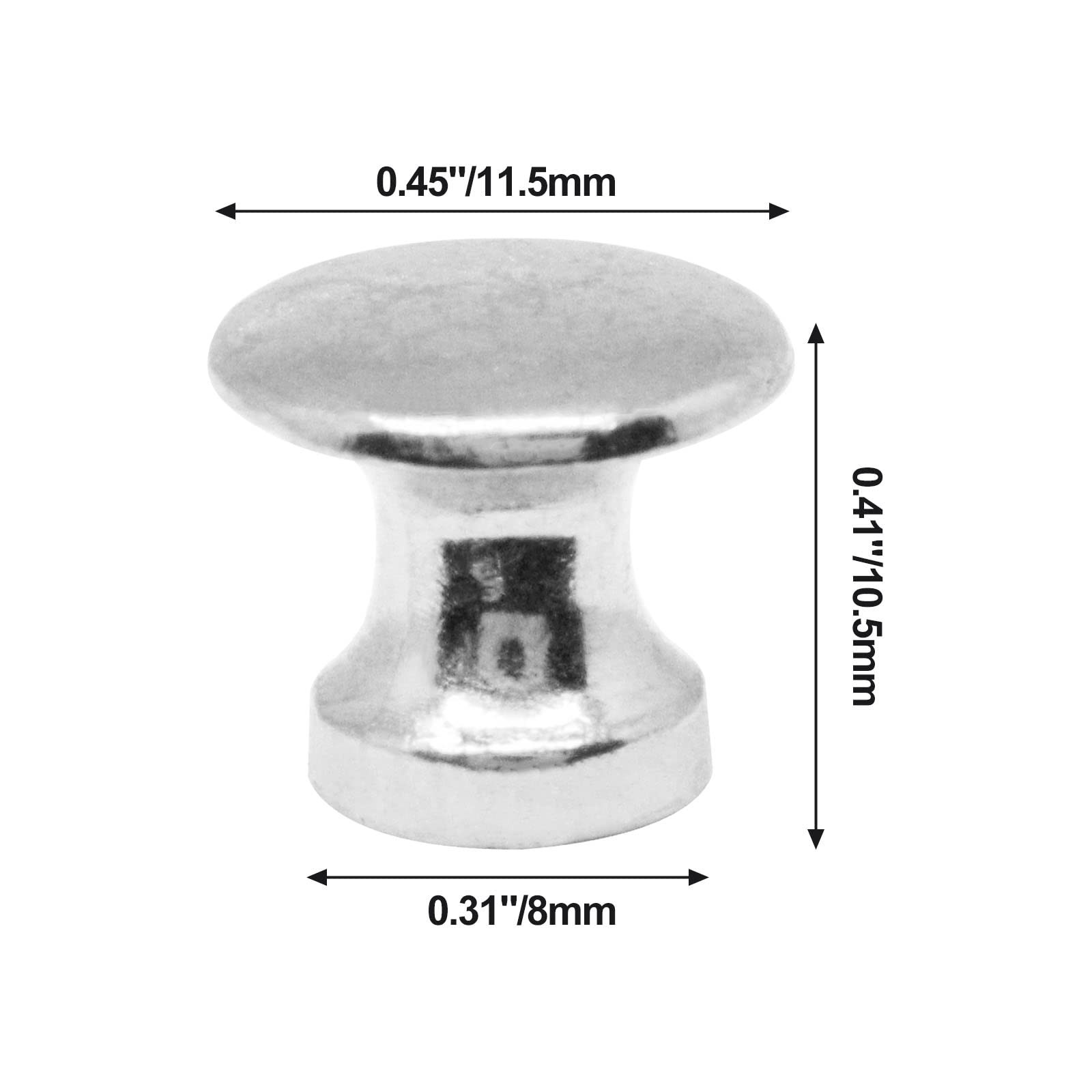12 Pcs Mini knobs for Jewelry Box, Small Drawer Knobs Brushed Nickel Cabinet …