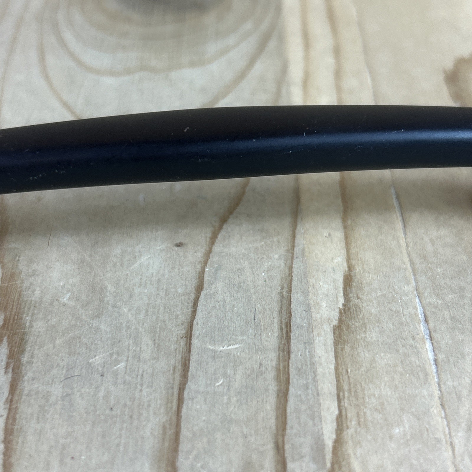 Vintage Drawer Pull Cabinet Handle One Piece Black Brass 6 x 3/4 Inch