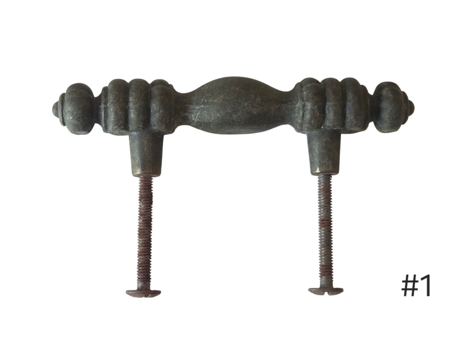 Vintage Keeler Brass Co KBC N4037 Set 4 Brass Drawer Pulls Colonial Revival