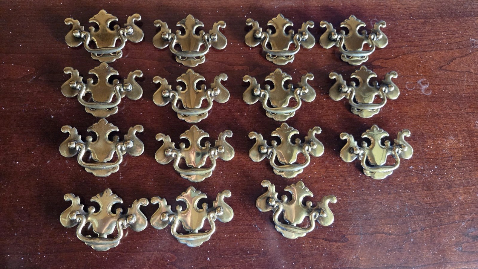 Vintage KBC Keeler Chippendale Bail Drawer Pulls Lot of 11 – 2.5″ CTC