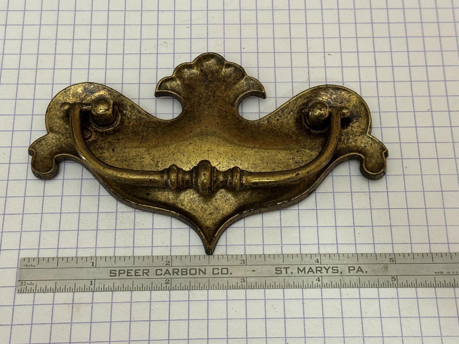 Original Ethan Allen Classic Manor Heirloom 3″cc Drawer Pull Handle KBC N609