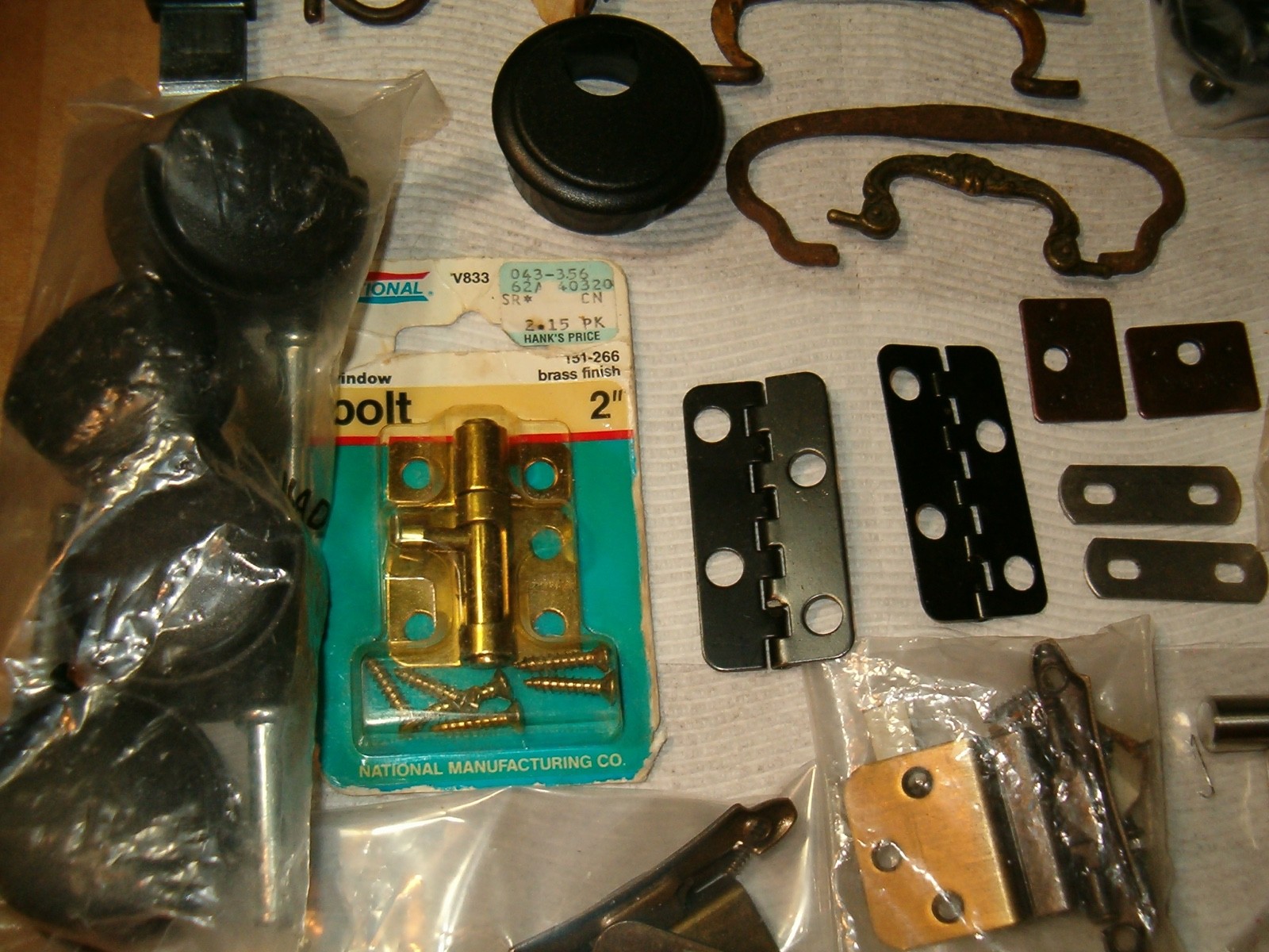 Lot Vintage Metal Cabinet Hardware Drawer Handles Door Pulls CB1844 Chair Wheels
