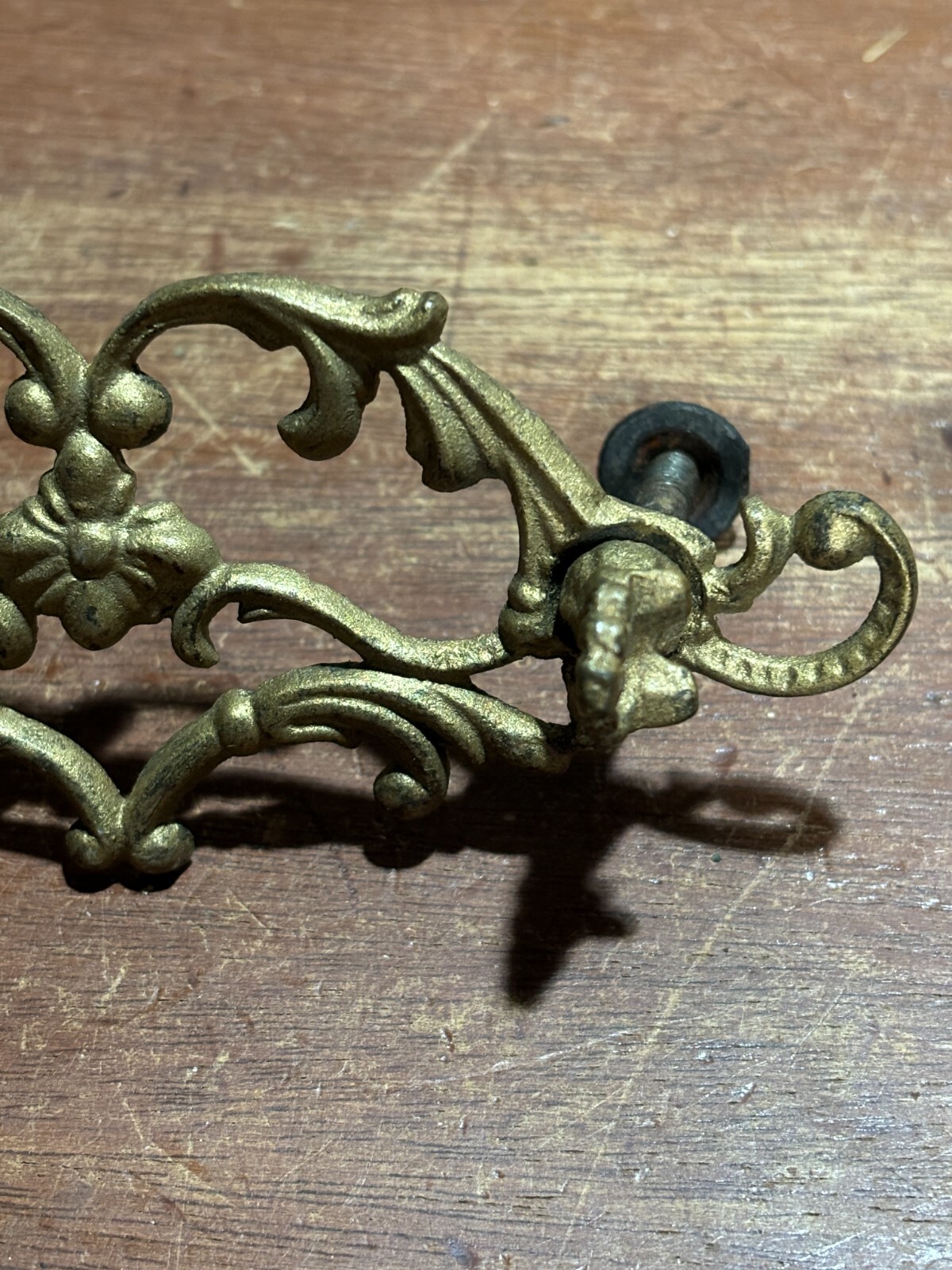 2 Vintage Antique Ornate Fancy Drop Bail Drawer Pulls & some parts. 3 inch CTC