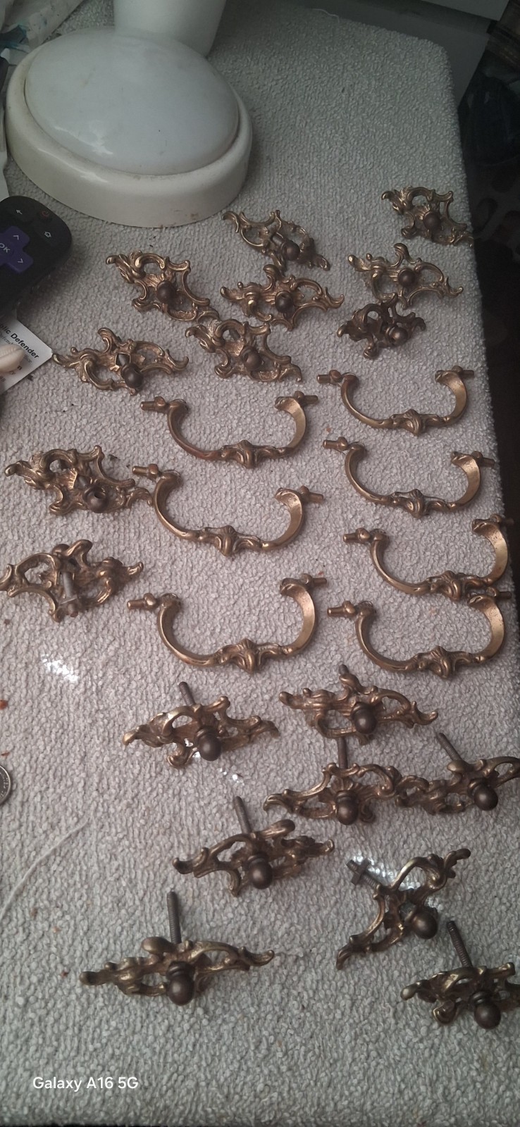 Brass drawer pulls early 1900 late 1800 rare