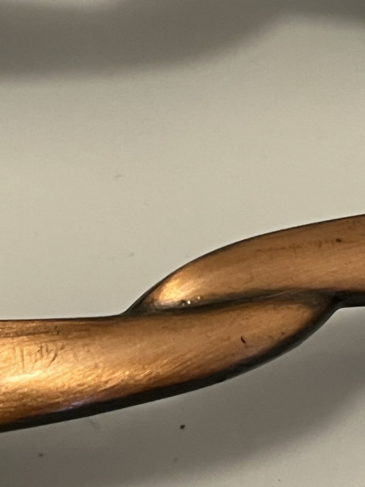 12 Vtg Copper Drawer Pull Cabinet Door Handle Bow Tie Amerock T-444 With Screws