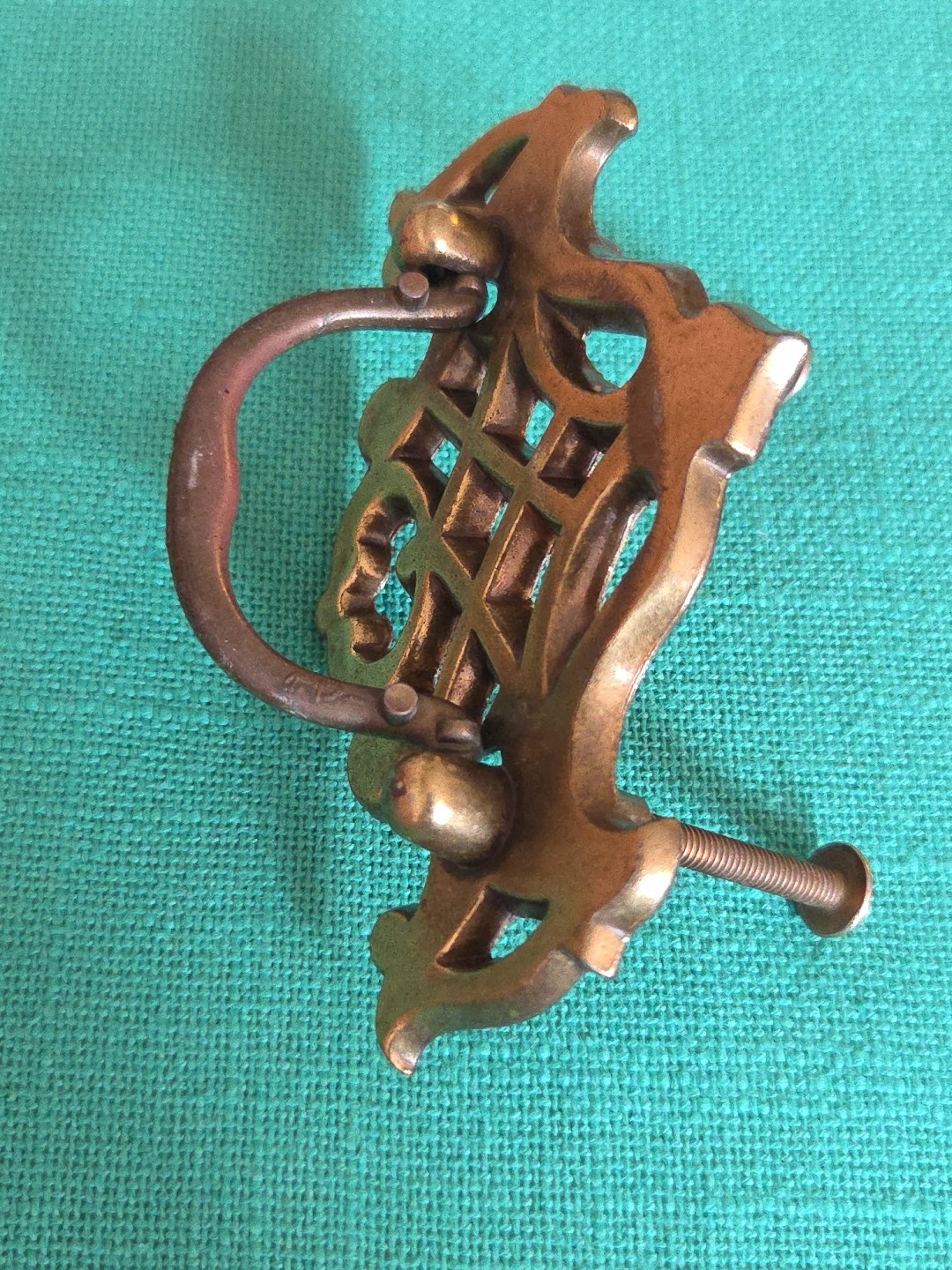 Keeler Brass Co KBC Drawer Handles Pulls Chippendale Batwing Lot of 2 READ