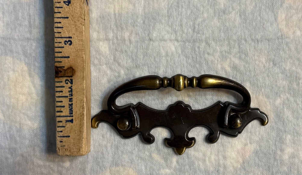 3 Vintage Amerock 152-1 Batwing Drawer Pull Handles 4.75” Long
