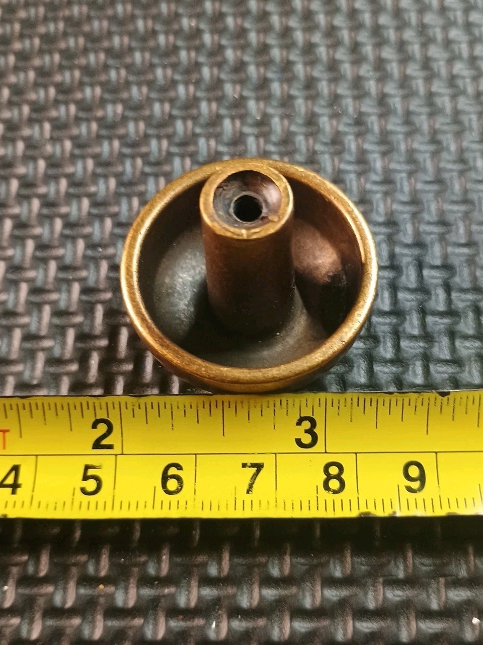 10-Pack Vintage Looking Brass Drawer Knobs Solid Brass