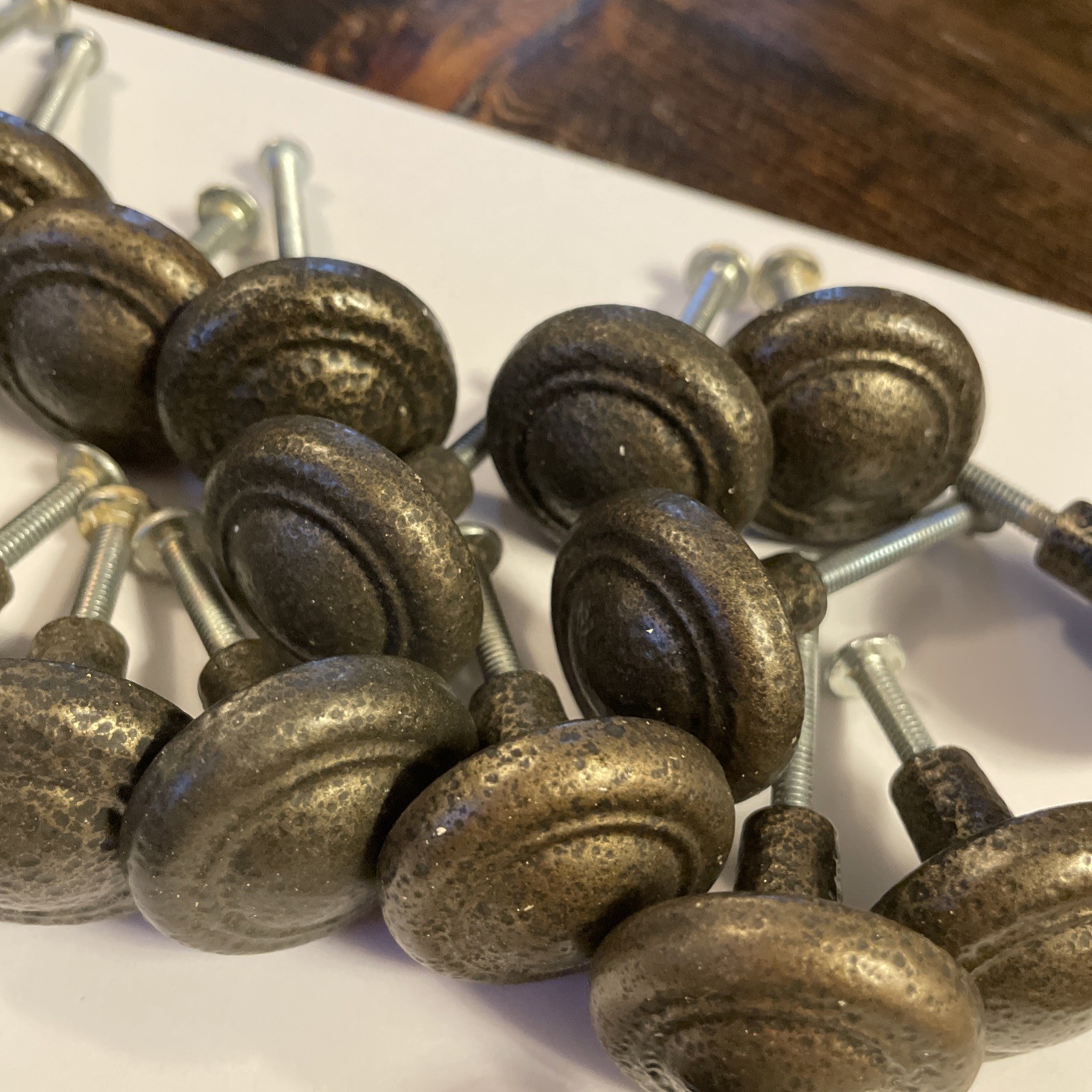 Antique bronze style drawer pull knobs 21 Ct