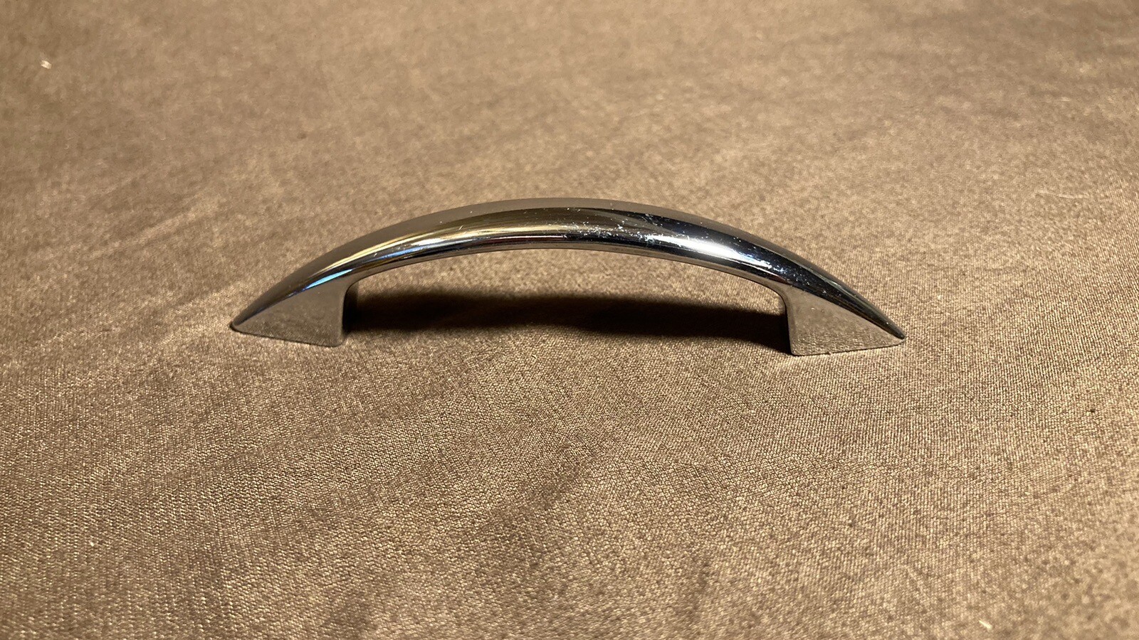 Vintage Chrome Cabinet Door Handle Drawer Pull 50s 60s 70s Mid Century Modern