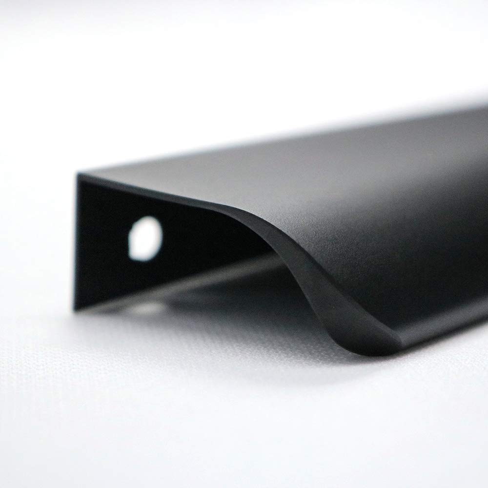 Goldenwarm 10 Pack Black Cabinet Handles 5 Inch Finger Pulls For Cabinets Black