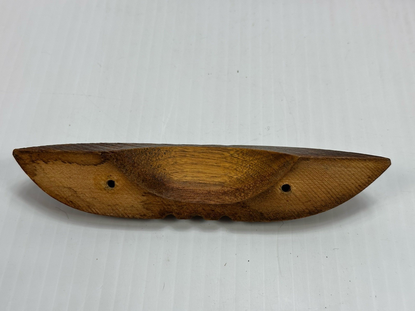 Antique 10 Matching Wood Drawer Pulls Handle Waterfall Dresser Art Deco
