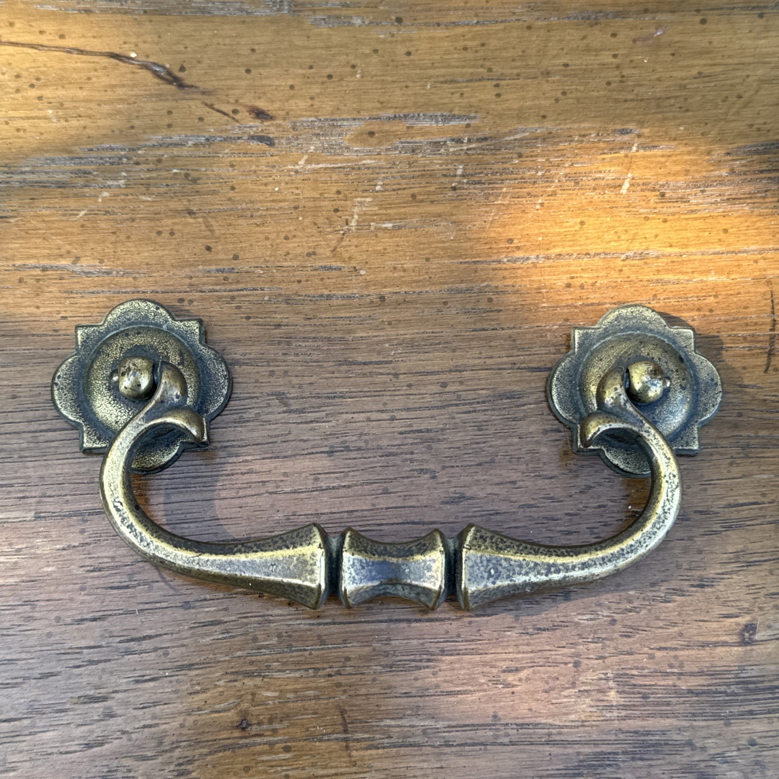 Drexel Guildhall Drawer Pull For Vintage Dresser Nightstand Credenza MCM Brass